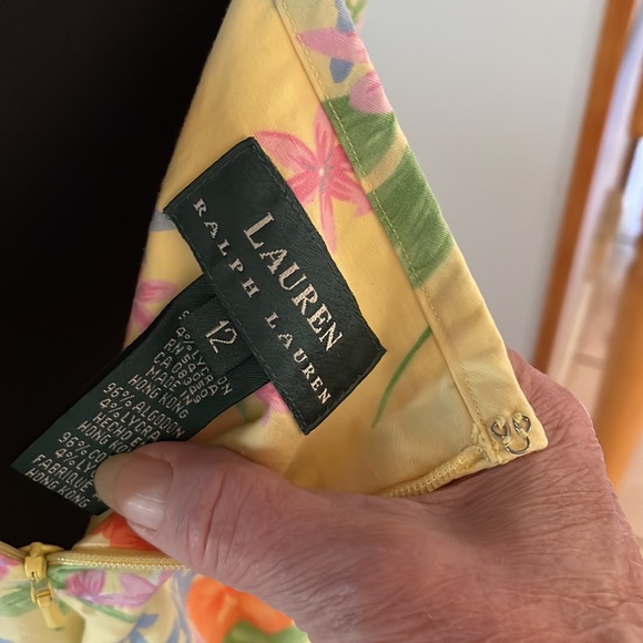 Ralph Lauren Simple Cotton and Lycra Dress Sz. 12 - Picture 3 of 5